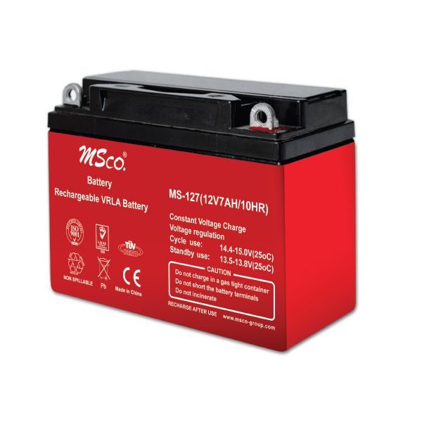 باتری موتور سیکلت ام اس کو مدل ms 127
