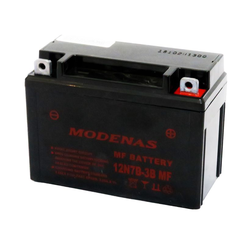 باتری موتور سیکلت مودناس مدل 12v7 مناسب برای طرح هندا استارتی