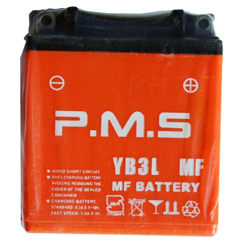 باتری موتور سیکلت پی ام اس مدل yb3l