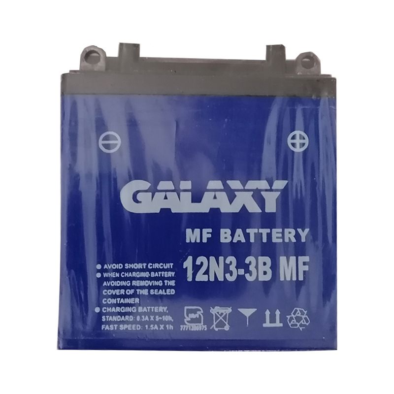 باتری موتور سیکلت گلکسی مدل 12n3 3b mf