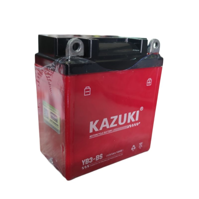 باتری موتورسیکلت 12 ولت 3 آمپر کازوکی مدل 12v3amht