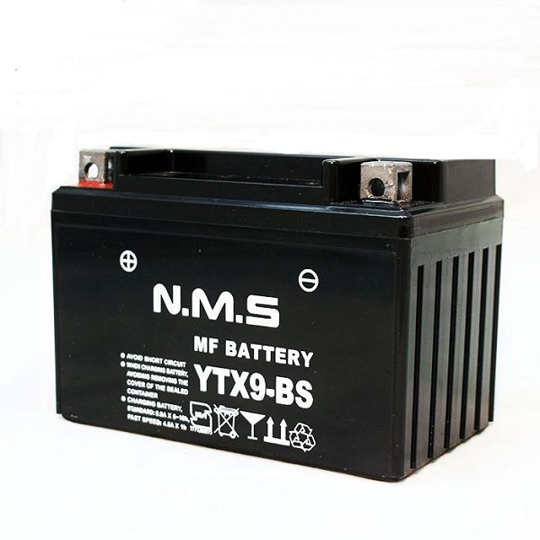 باتری موتورسیکلت 12 ولت 9 آمپر ان ام اس مدل 12v9ah