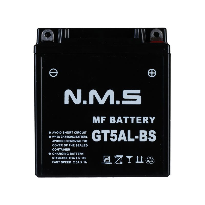 باتری موتورسیکلت ان ام اس مدل gt5al bs