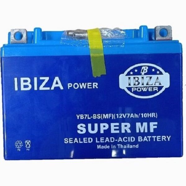 باتری موتورسیکلت ایبیزا مدل 12v 7ah