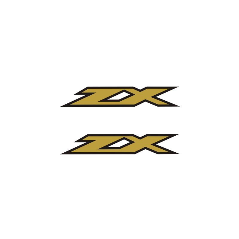 برچسب بدنه موتورسیکلت لیزارد مدل اسپرت طرح zx کد lzd 1016 بسته 2عددی