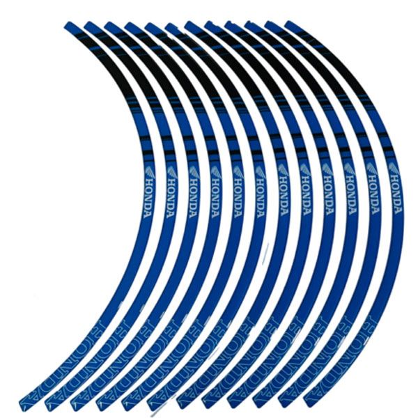 برچسب دور رینگ موتور سیکلت وارون مدل w 40 blu مناسب برای هوندا کلیک بسته 12 عددی