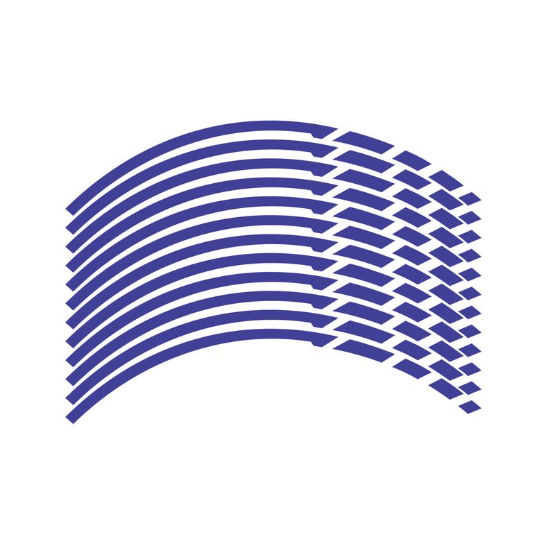 برچسب رینگ موتورسیکلت لیزارد مدل رفلکتیو کد lzd 1047 مجموعه 12 عددی