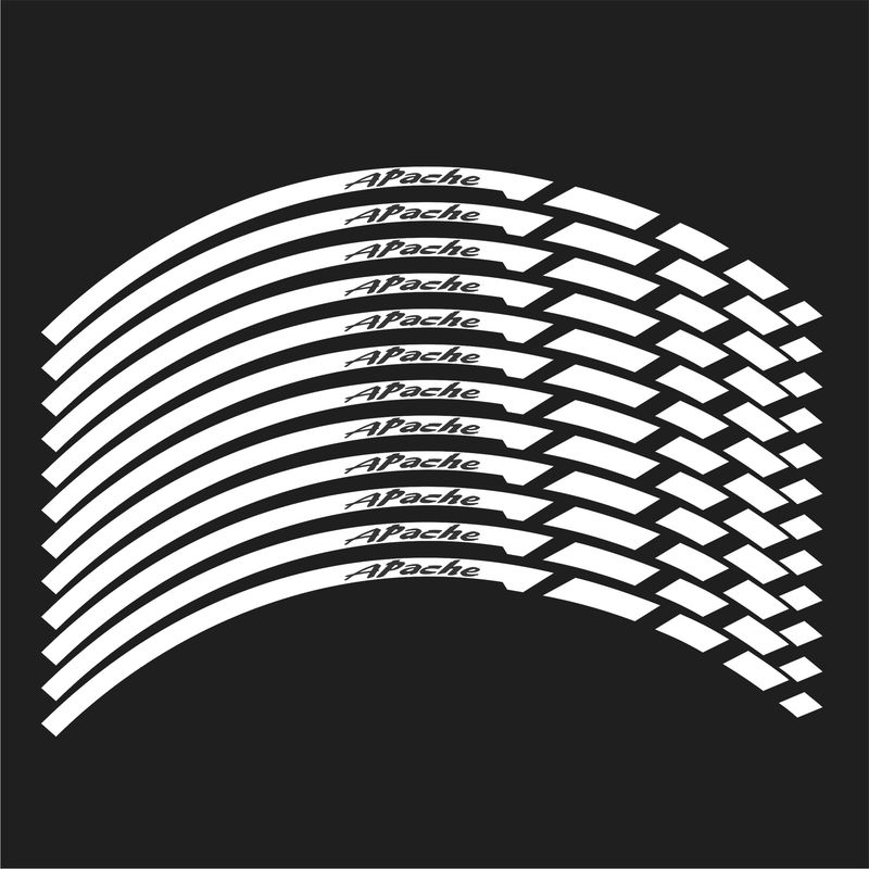 برچسب رینگ موتورسیکلت لیزارد مدل رفلکتیو کد lzd 1059. بسته 12 عددی