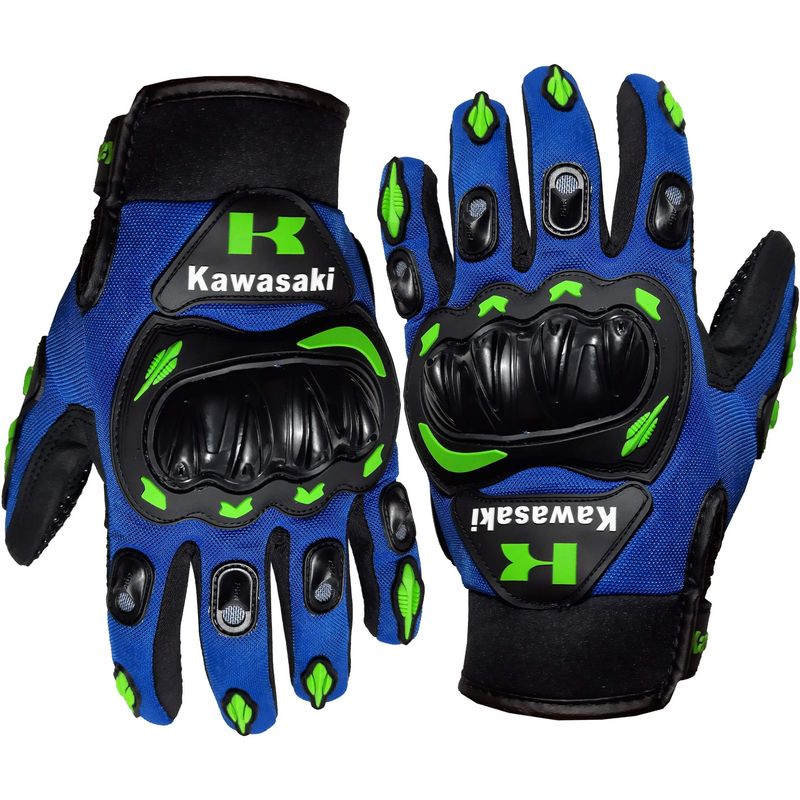 دستکش موتور سواری وارون مدل kawa blu