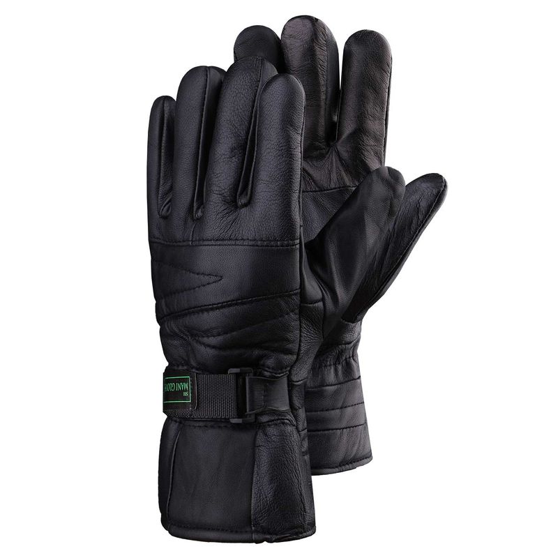 دستکش موتورسواری طرح چرمی مدل mani gloves