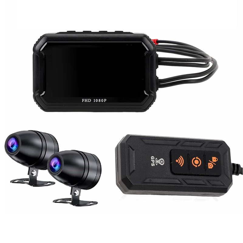 دوربین موتور سیکلت مدل 2 لنز کد m5b wifi همراه با gps