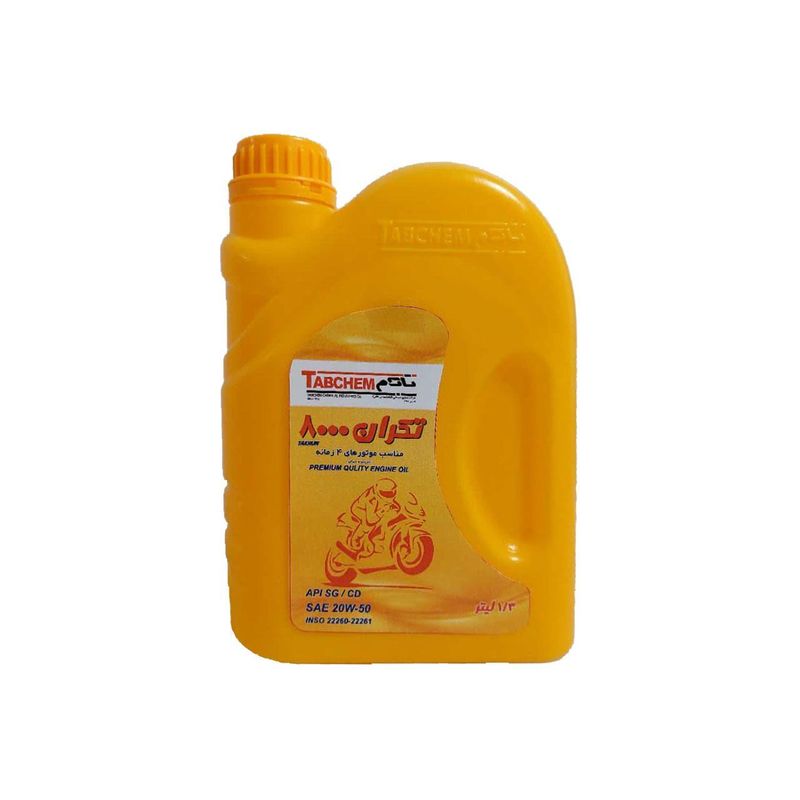 روغن موتور سیکلت تاب کم مدل تکران 8000 حجم 1.3 لیتر
