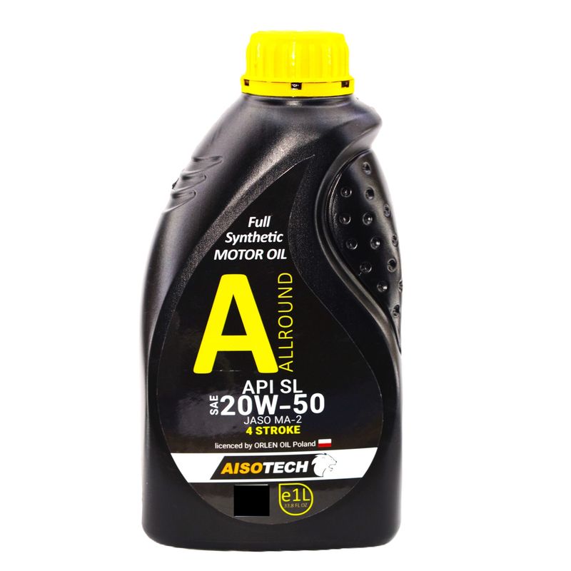 روغن موتور سیکلت تمام سنتتیک آیسوتک مدل sl 20w 50 حجم 1 لیتر