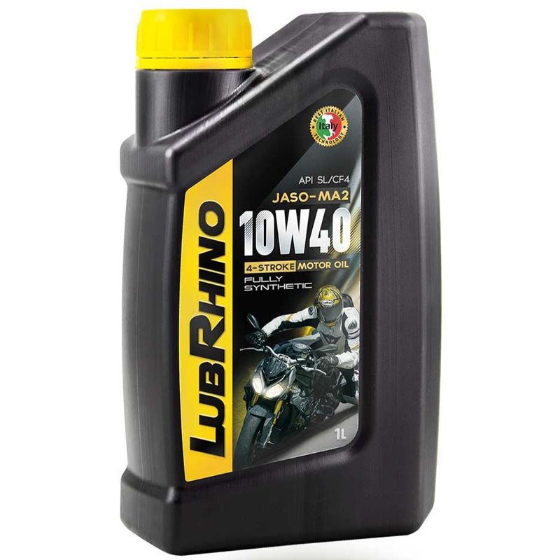 روغن موتور سیکلت تمام سنتتیک لوبرینو مدل sl cf4 10w 40 حجم 1 لیتر
