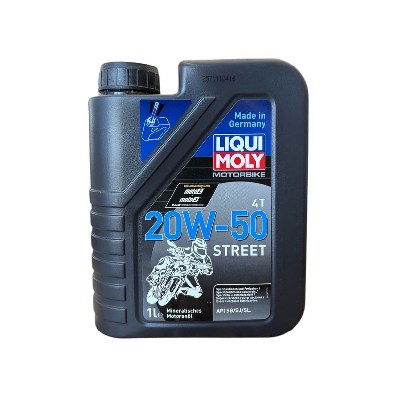 روغن موتور سیکلت تمام سنتتیک لیکومولی مدل sl 20w 50 حجم 1 لیتر