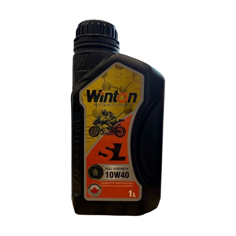 روغن موتور سیکلت تمام سنتتیک وینتون مدل sl 10w 40 حجم 1 لیتر