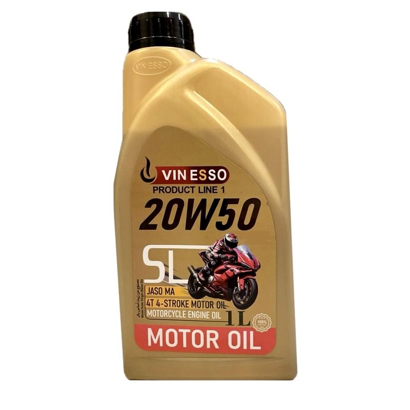 روغن موتور سیکلت تمام سنتتیک وینسو اویل مدل sl 20w 50 حجم 1 لیتر