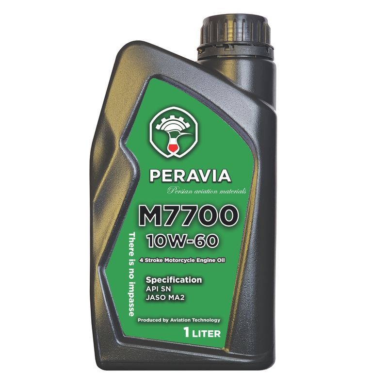 روغن موتور سیکلت تمام سنتتیک پراویا مدل api sn jaso ma2 10w 60 حجم 1 لیتر