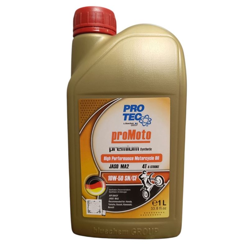 روغن موتور سیکلت تمام سنتتیک پروتک مدل sn 10w 50 حجم 1 لیتر