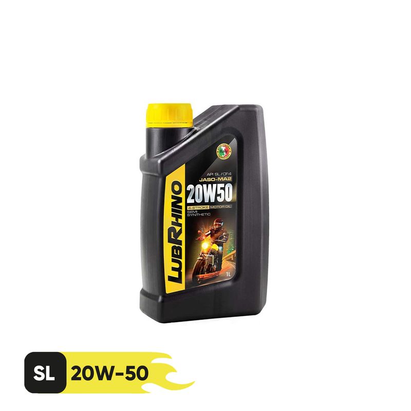 روغن موتور سیکلت لوبرینو مدل sl 20w 50 حجم 1 لیتر