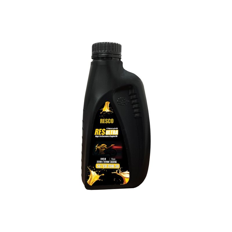 روغن موتور سیکلت معدنی رسکو مدل sg 20w 50 حجم 1 لیتر