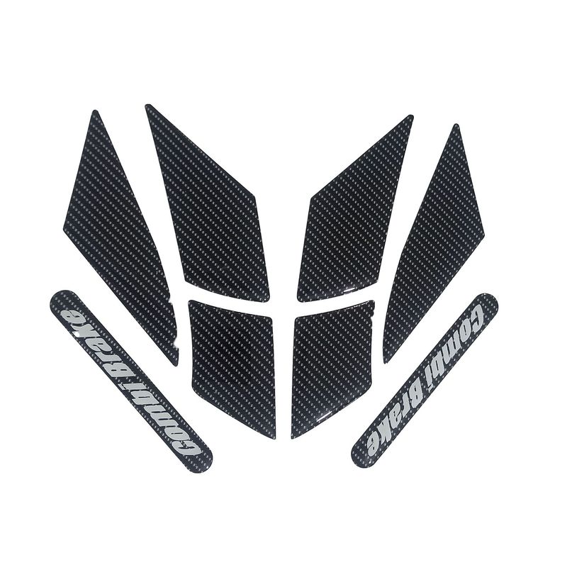 ست برچسب گلگیر جلو موتور سیکلت وارون مدل w 11 carbon مناسب برای هوندا کلیک بسته 8 عددی