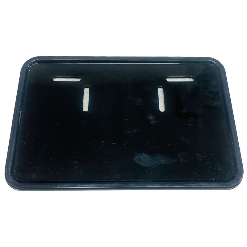 قاب پلاک موتور سیکلت وارون مدل فلزی کد w 118 blk