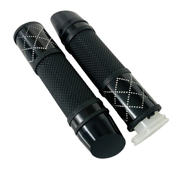 لاستیک سر دسته فرمان موتور سیکلت وارون مدل a 116 blk بسته 2 عددی