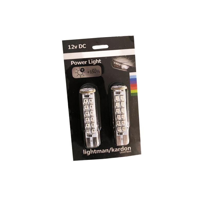 لامپ ال ای دی موتورسیکلت لایتمن کاردن مدل 30smd power light بسته 2 عددی