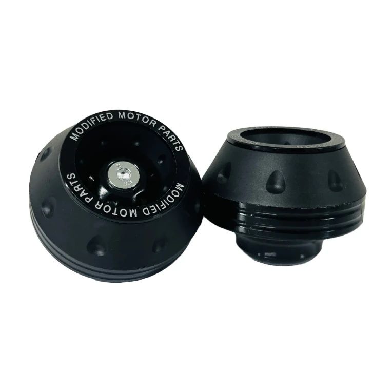 پروتکشن چرخ جلو موتور سیکلت وارون مدل گوشکوبی کد b 22 blk بسته 2 عددی