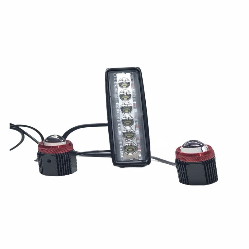 پرژکتور موتور سیکلت ام دی اچ مدل korean led chip 1.3a مجموعه 3 عددی
