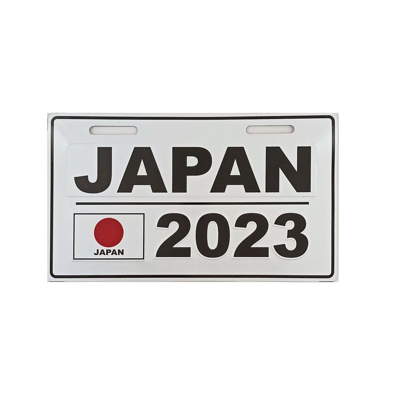 پلاک موتور سیکلت مدل ژاپن کد w 2023