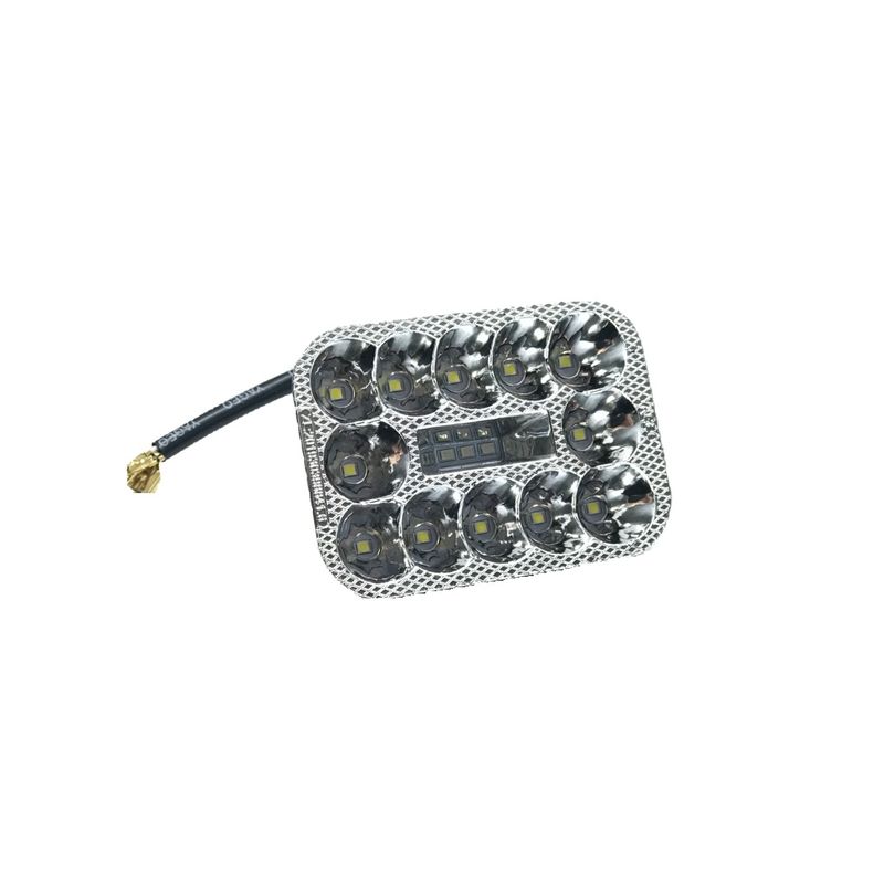چراغ جلو موتور سیکلت فابریک مدل 12led مستطیلی