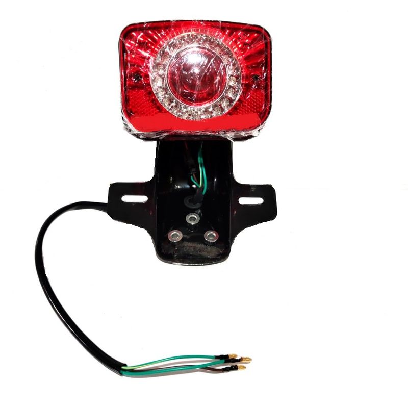 چراغ خطر عقب موتور سیکلت مدل فانتزی کد 20led مناسب برای cdi