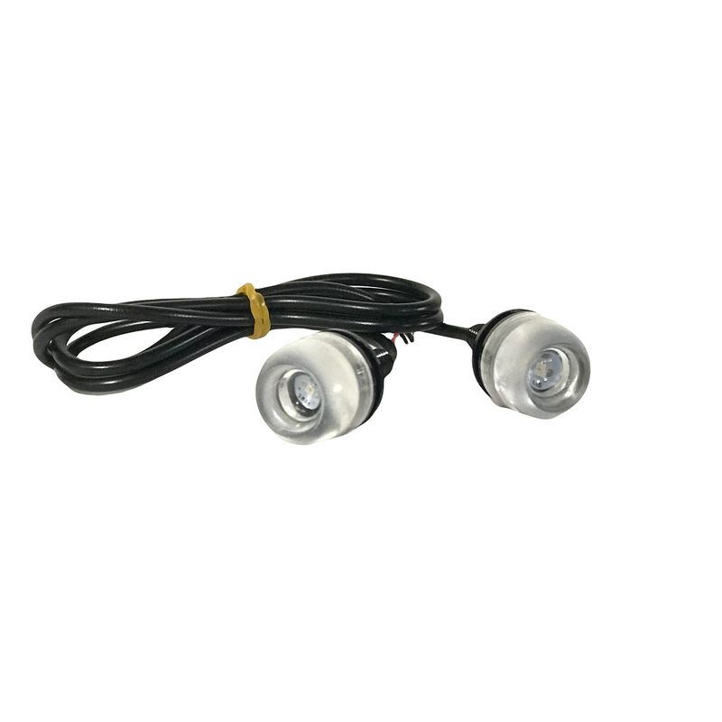 چراغ دیلایت موتور سیکلت و خودرو مدل led چشمی لنزدار ایگل آیس مجموعه 2 عددی