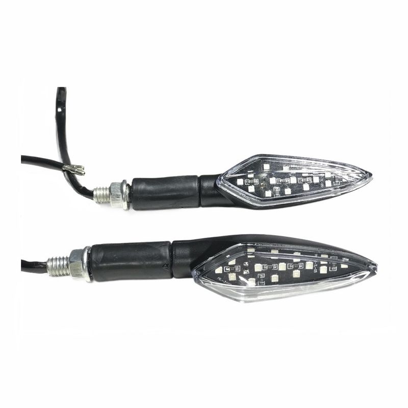 چراغ راهنما ال ای دی موتور سیکلت مکث کد tv 307150 مجموعه 2 عددی