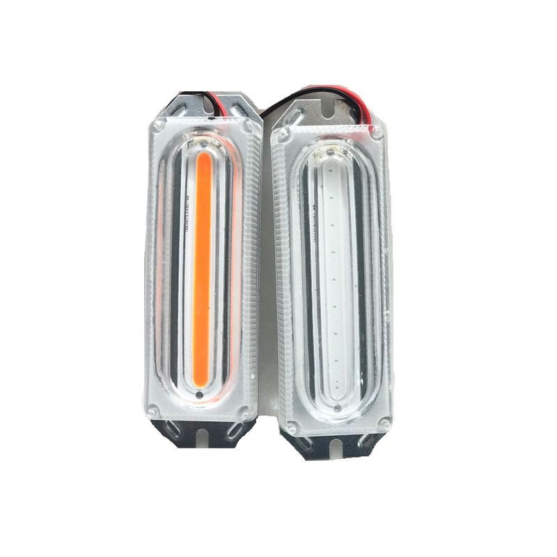 چراغ پلیسی موتور سیکلت زنون مدل led dc 12v کیت دار مجموعه دو عددی