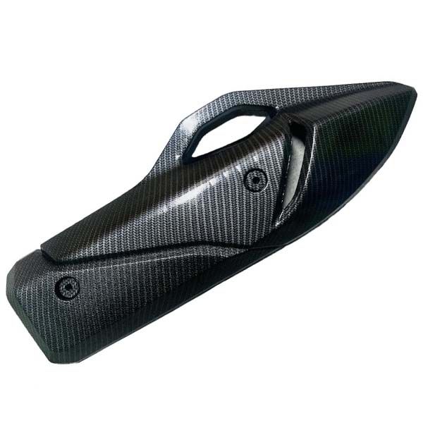 کاور و محافظ اگزوز موتور سیکلت وارون مدل c 9 carbon مناسب برای هوندا کلیک 160_واریو 160