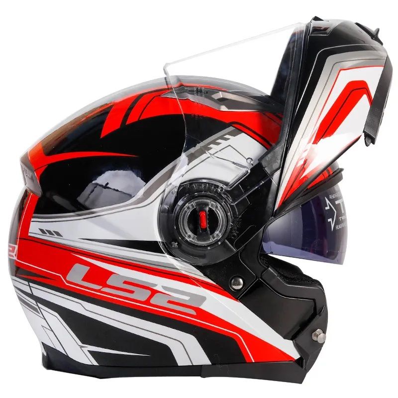 کلاه کاسکت ال اس تو مدل فک متحرک ff370