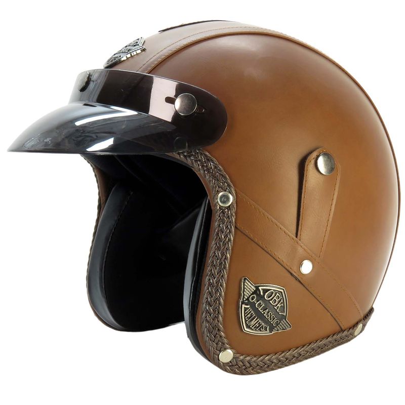کلاه کاسکت بدون فک مدل retro rider کد 1918