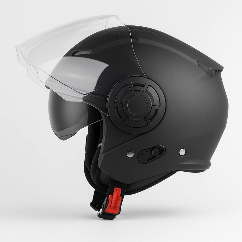 کلاه کاسکت بدون‌چانه استیل برد مدل sbh31
