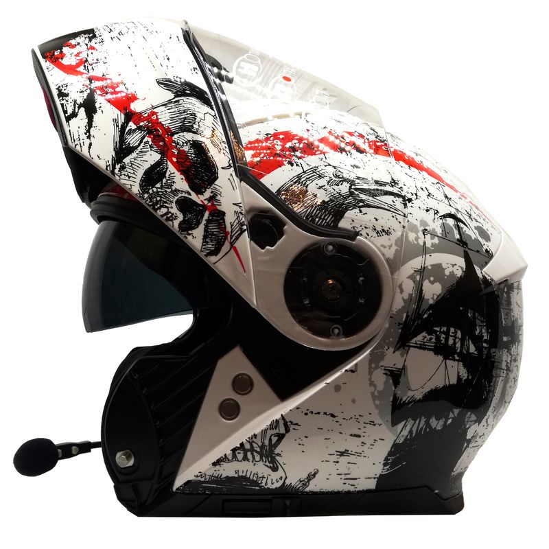 کلاه کاسکت بلوتوثدار راپیدو مدل b skull950