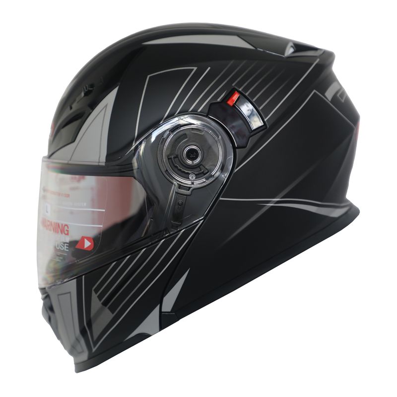 کلاه کاسکت ردلاین مدل 939_matt black_gray