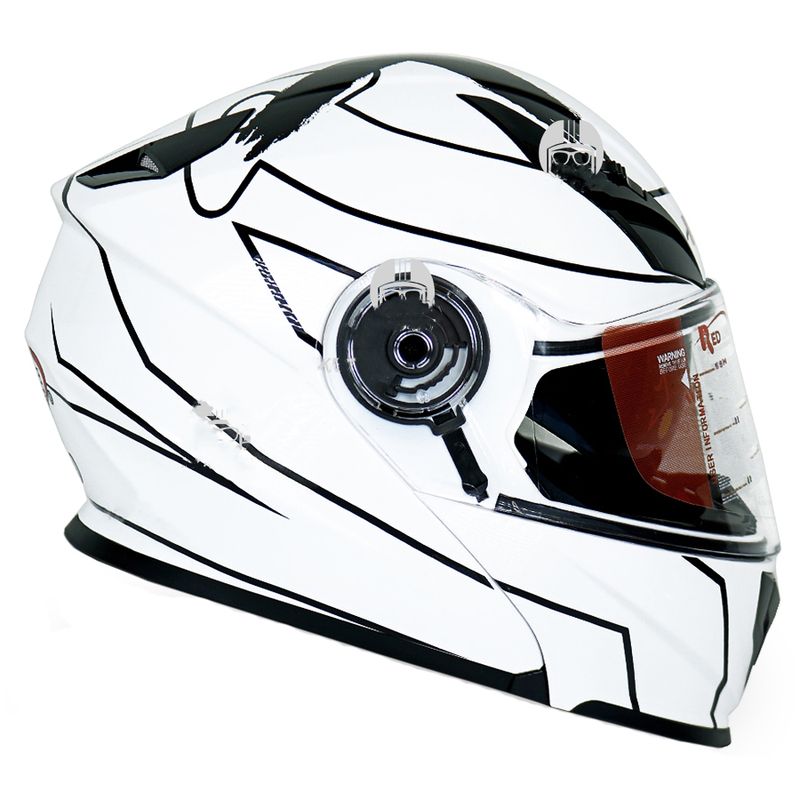 کلاه کاسکت ردلاین مدل 939_white_black
