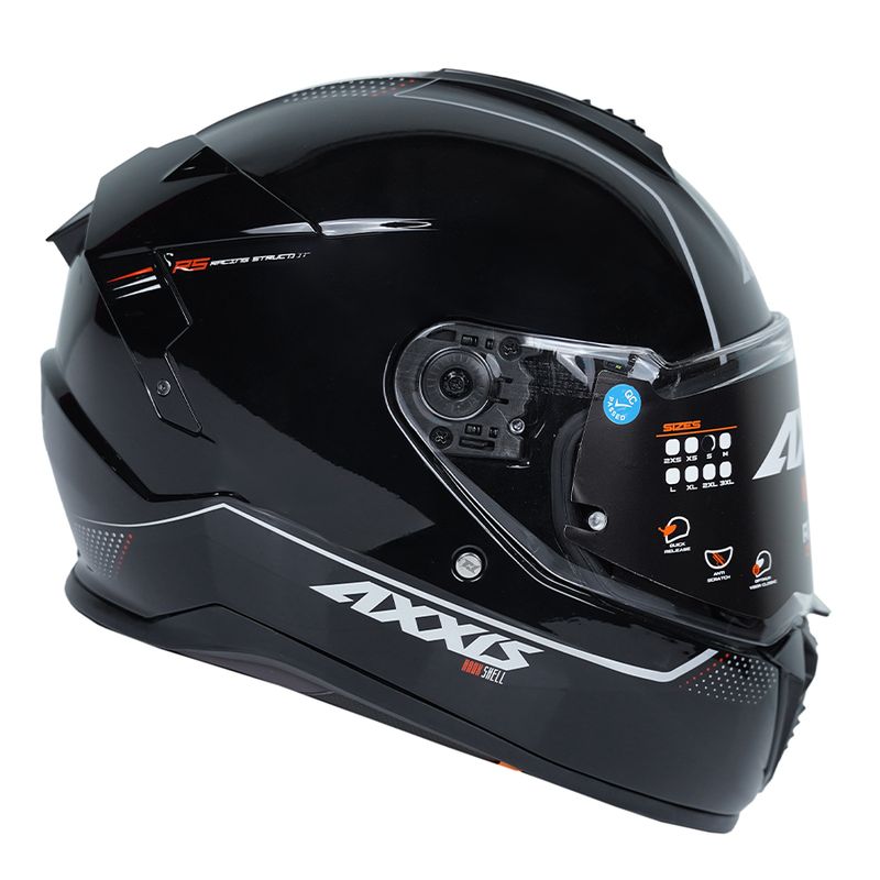 کلاه کاسکت فک متحرک اکسیس مدل hawk shell