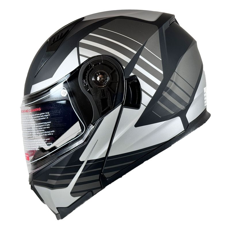 کلاه کاسکت مدل da1 black grey105