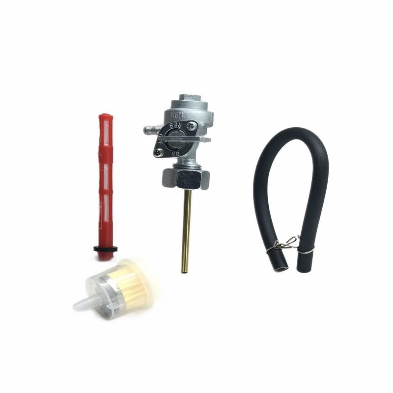 کیت شیر بنزین موتور سیکلت ام دی اچ مدل cdi 125_ fuel cock مجموعه 4 عددی